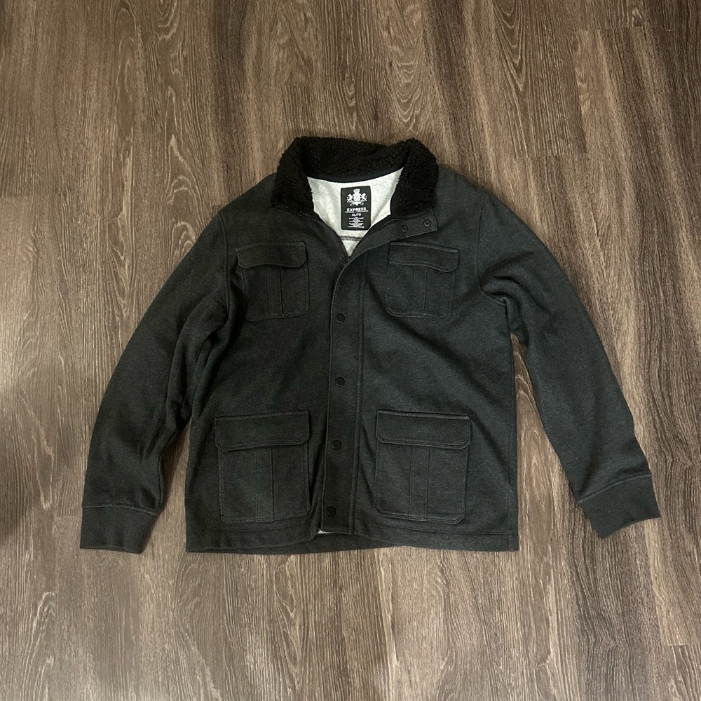 Express Black and Gray Jacket